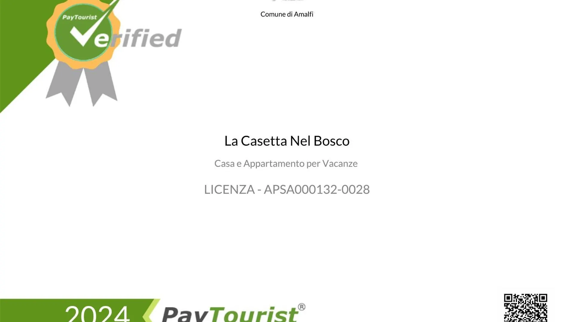 بيت للعطل La Casetta Nel Bosco, أمالفي